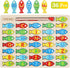 Magnetic Wooden Fishing Game Toy for Toddlers, Alphabet Fish Catching Counting Games Puzzle with Numbers and Letters, Preschool Learning ABC Math ...