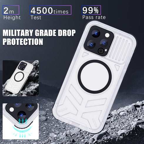 Designed for iPhone 15 Pro Max Case Waterproof, Built in Screen Protector, IP68 Underwater, Full Body Protective Phone Case Cover Dustproof Shockp...