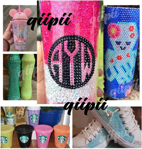 Pure Black Resin Rhinestones for Crafting 3mm 4mm 5mm Dark Black Flatback Jelly Stones Bulk SS10 SS16 SS20 Non-Hotfix Diamonds Gems for Nails Face...