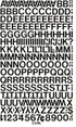 Chartpak Self-Adhesive Vinyl Capital Letters and Numbers, 1/2 Inches High, Black, 201 per Pack (01010), 1/2 Inch High...