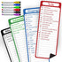 Magnetic to Do List for Refrigerator, Whiteboard for Fridge, Dry Erase Board with Lines, Reusable Grocery List, Chore Chart for Adults, Small Whit...