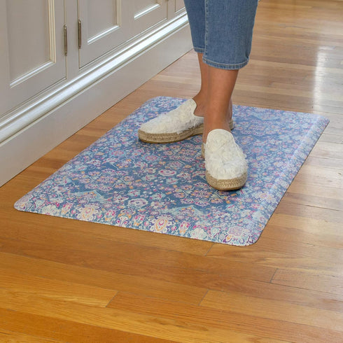FloorPops Blue Kilim Anti-Fatigue Comfort Mat, FPA3732...