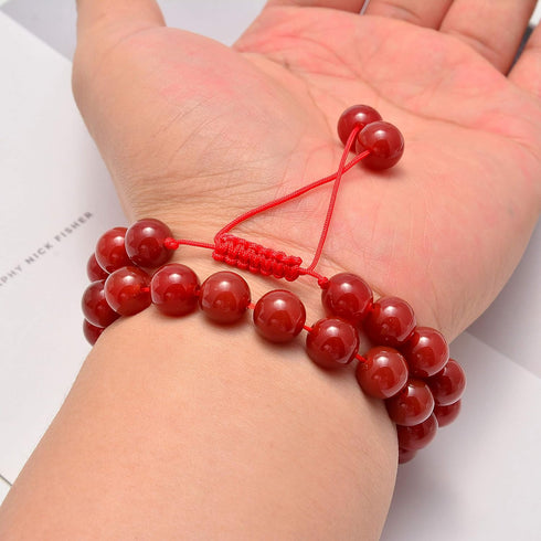 200PCS 8mm Gorgeous Natural Carnelian Gemstone Smooth Round Loose Beads for Jewelry Making (Carnelian, 8mm 200Beads)...