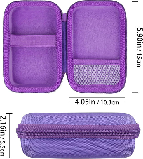 co2CREA Hard Carrying Case for JBL Go 4 Go3 Go 3 Eco Waterproof Ultra Portable Bluetooth Speaker (Purple Case)...