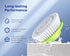 LABIGO Brush Head 4 Pack, Replaceable Brush Heads for Spin Scrubber, Cordless Spin Scrubber Power Cleaning Brush for Bathroom Floor?Green?...