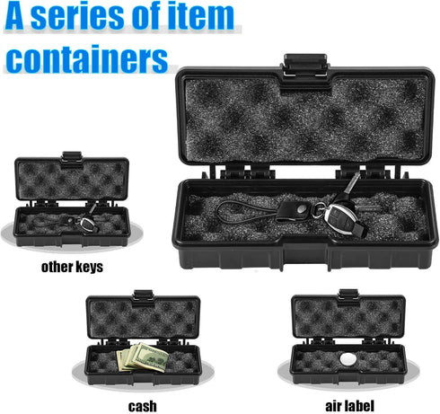 Magnetic Key Holder Under Car, Hide a Key Magnetic Car Magnetic Key Case for Under Car Magnetic Key Case for Hiding for Vehicles Outdoor Travel Hi...