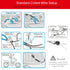 Hit-Air Coiled Wire Lanyard, Tether Connection, Compatible with Hit-Air Jackets and Vests, Motorcycle Tandem Use...