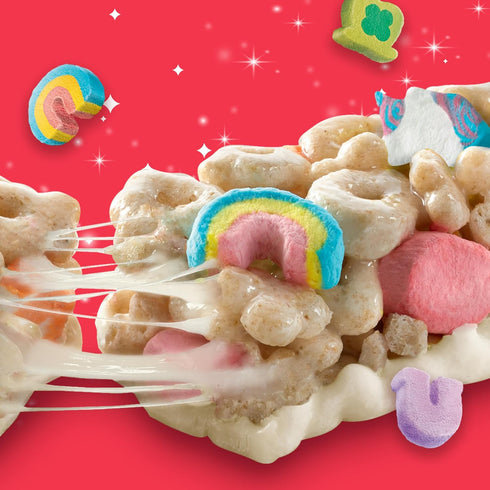 Lucky Charms Marshmallow Treat Bars, Snack Bars, Limited Edition St. Patrick’s Day Packaging, 6.8 oz, 8 ct (Pack of 6)...