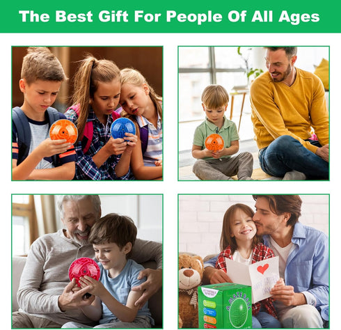 4 Inch Maze Ball 3D Gravity Cube Maze Ball Memory Sequential Ball Maze Puzzle Toy Gifts for Kids Teens Students Adults Carnival, Educational Chall...