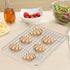 TeamFar Mini Cooling Rack Set of 2, Stainless Steel 8.75’’ x 6.25’’ Toaster Oven Grid Rack for Baking Roasting Broiling Grilling, Bakeable Rack fo...