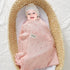 mimixiong Cotton Baby Blanket Knitted Crochet Receiving Crib Nursery Swaddling Blankets for Newborn Baby Boy Girl Pastel Pink 30x40 Inch (Pack of ...