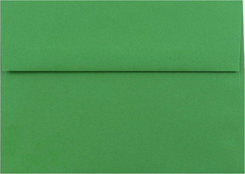 Holiday Green 50 Boxed A7 (5-1/4 x 7-1/4) Envelopes for 5 X 7 Greeting Cards, Invitations, Announcements from The Envelope Gallery...