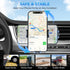 Wireless Car Charger, Phone Mount Holder Car Charger 15W Fast Charging Auto Clamping, Stick on The Dashboard for iPhone 15 14 13 12 11, Samsung Ga...