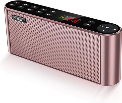 Bluetooth Speaker,FM Radio Player,MP3 Player Stereo Portable Wireless Speaker Drivers with HD Sound, Built-in Microphone, High Definition Audio an...