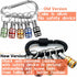 Bit Holder 1/4 inch Hex Shank Screwdriver Bits Holder Extension Bar Keychain Screw Adapter Drill Change Hand-held Screwdrivers Drill Bits Holder P...