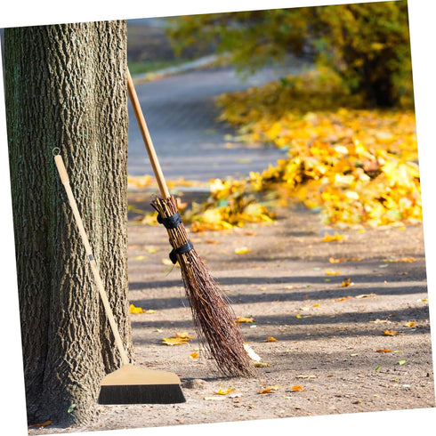 Pine Horsetail Broom Indoor Broom Horse Hair Broom Soft Bristle Broom Tile Surface Broom Heavy Duty Household Broom Wooden Broom Floor Sweeping Br...