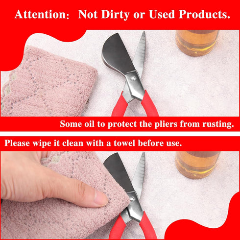 SPEEDWOX 7-Inch Carpet Pile Scissors Duckbill Applique Blade Scissors Carpet Trimmer Tufting Carpet Shears Scissors For Fabric Cutting Scissors Fo...