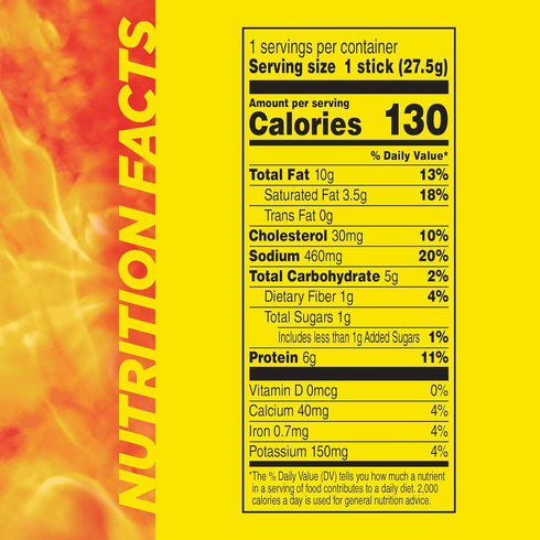 Slim Jim Giant Sized Original Snack Stick, Easy, On-the-Go School, Work and Travel Snacks, 0.97 OZ Meat Snacks...