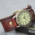 Avaner Vintage Bronze Leather Watches: Retro Steampunk Wide Cuff Analog Quartz Wrist Watches for Men and Women...