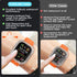 COOLQO 2 Pack Waterproof 2 in 1 Case Compatible for Apple Watch Ultra 2/Ultra 49mm, 9H Tempered Glass Screen Protector, Full Body Protective Cover...