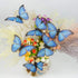Berfutall-Morpho Butterfly Feather Butterflies on Picks Floral Supplies Set of 12 pcs Halloween Thanksgiving Decorations…...
