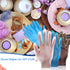 3 Pairs Silicone Gloves for Epoxy Resin Casting Reusable Waterproof Epoxy Gloves Safe Silicone Finger Protectors for DIY Jewelry Making Work Craft...