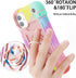 MARKILL Compatible with iPhone 11 Case 6.1 Inch for Girls with 360°Rotate Ring Stand, Military Grade Drop Protection Full Body Cute Case for iPhon...