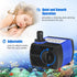 AQUANEAT Small Fountain Pump, 80 GPH Mini Submersible Water Pump with 3.3 ft Tubing, for Aquarium Fish Tank, Pet Water Fountain, Water Table, Wate...