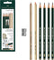 Faber-Castell Sketching and Accessories Set - Castell 9000 Graphite Pencils and Eraser Pencils - Art Pencils for Drawing and Shading...
