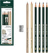 Faber-Castell Sketching and Accessories Set - Castell 9000 Graphite Pencils and Eraser Pencils - Art Pencils for Drawing and Shading...