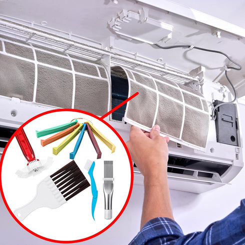 5Pcs Air Conditioner Condenser Fin Comb,Radiator Comb Tool Condenser Coil Ac Fin Comb Straightener,for Refrigerators,Automobiles,Evaporators,Compu...