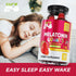 Kids Melatonin Gummy, Effective 1MG Sleep Gummies Supplement for Children 3+, Drug-Free, Natural Fruity Strawberry Flavor, Made in USA...