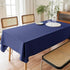 Textured Tablecloth Rectangle 52x70 Water Resistant Spill-Proof Wipeable Table Cloth Wrinkle Free Fabric Dining Table Cover for Birthday Party Far...