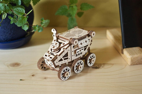 UGEARS Science STEM Mars Rover, DIY Engineering Activity, STEAM School Project, Mechanical Wooden Puzzle, Eco Building 3D Toy, Educational Gift fo...