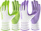 COOLJOB Gardening Gloves Best Gift for Women Ladies, 6 Pairs Breathable Rubber Coated Yard Garden Gloves, Outdoor Protective Work Gloves with Grip...