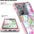 for BLU View 5 Case with Tempered Glass Screen Protector, Full-Body Protective Shockproof Rugged Bumper Cover Phone Case for BLU View 5 B160V (Mar...