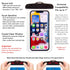 3-PK Waterproof Phone Pouch Phone Dry Bag Case for iPhone 13 12 11 Pro Max XS Max Samsung Galaxy s10 Google Up to 7.0". Cruise Adjustable Lanyard ...