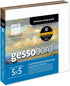 Ampersand Art Supply Gesso Wood Painting Panel: Museum Series Gessobord, 5" x 5", 1/8" Flat Profile, Pack of 4...