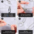 Molain Stainless Steel Ball Chain, Silver Ball Chain with Matching Connectors Chains Jewelry Making Supplies DIY for Dog Tag Necklace Earring Brac...