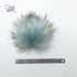 Furryvalley Faux Fur Pompom 6pcs DIY Crafts Fluffy Balls for Hat Shoes Scarves with Snap Fastener Removable Knitting Hat Horse Riding Hat Silk Acc...