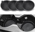 SINGARO Car Cup Holder, 4-Pack Silicone Car Coasters, Universal Non-Slip Recessed Car Interior Accessories (Flower Black)...
