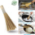 LSZSSJ9.84-inch natural bamboo brush kitchen cleaning brush, used to clean grills, pans, and stoves, without damaging The surface, 2 bamboo brushe...
