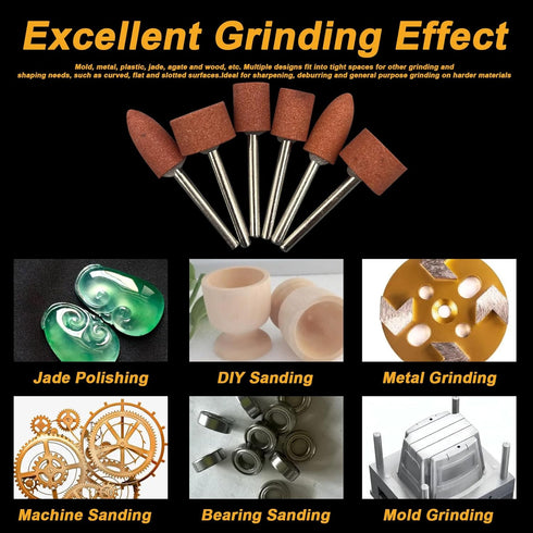 Polishing Buffing Wheel Kit for rotary dremel tool kit Flap Wheel, Grinding Stone Set with 1/8" Shank, Ideal for dremel polishing kit, Drill Bits,...
