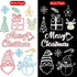 24 Pack Double Line Outline Markers, Squiggles Shimmer Markers Set, Self Outline Metallic Glitter Marker Pens for Christmas,Art, Drawing, Writing,...