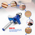 3/8" Radius Roundover Router Bit 1/4 Inch Shank, Carbide Tip 2 Flutes Rounding Over Edge Forming Router Bit with Bearing Guide CNC Woodworking Too...