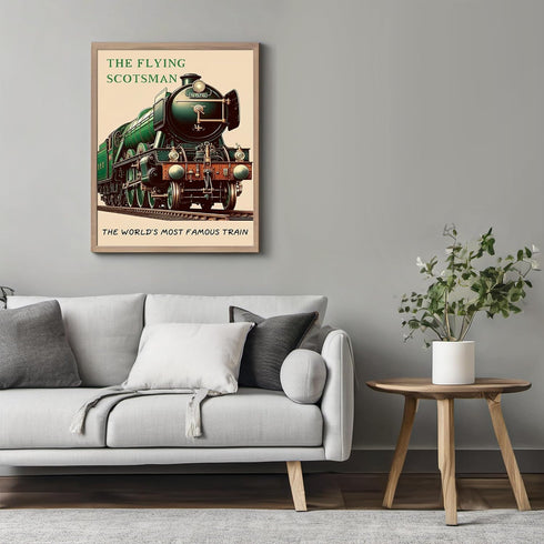 Posterizer 1 pcs-The World's Most Famous Train-Travel Scotland-Adventure Wall Art-GIft for Men Women Teens-Decor for Home & Office- unframed wall ...