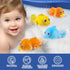 Dwi Dowellin Bath Toys for Toddlers, Magnetic Fishing Games Kids Bathtub Toys, Mold Free Wind-up Toys Swimming Fish Duck Whale Floating Water Toys...