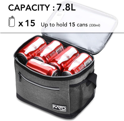 Tirrinia Insulated Lunch Box for Men/Women, Leakproof Lunch Bag for School Work, Large Lunch Tote Kids Boys Girls Student Back to School, Soft Coo...