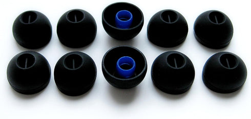10pcs- (Sn-LGE) Replacement Set Earbuds Eartips Compatible with Jaybird JF3, JF3MB, JF3MP Freedom, and JF4 Freedom Sprint in-Ear Earphones...