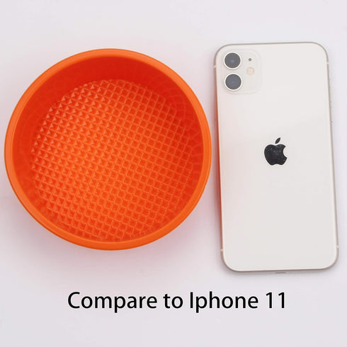 Silicone Mould for 4.5 inch Layer Cake Pan Round Cylinder Rainbow Cake Pans Vegetable Pancakes Pizza Crust Omelet Frittata Set of 4...